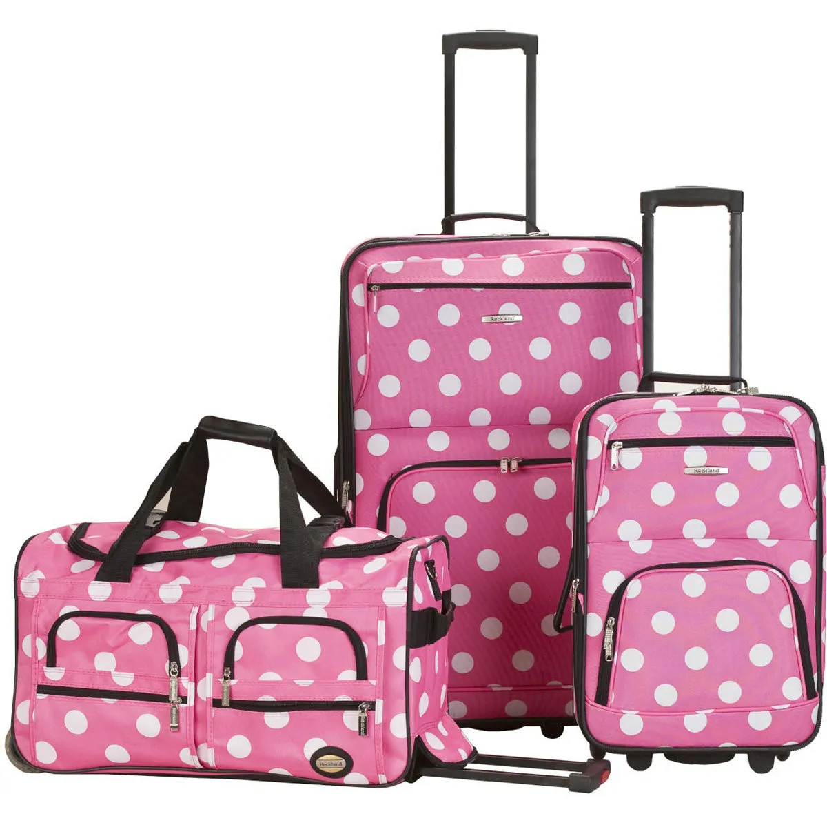 Rockland Luggage Spectra 3 Piece Luggage Set