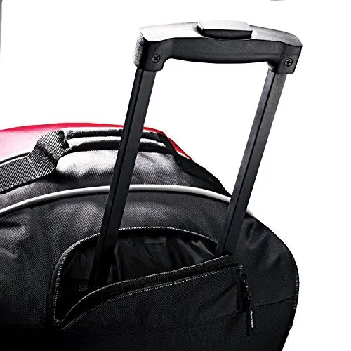 Samsonite Luggage Andante Wheeled Duffel, Black/Red, 22 Inch
