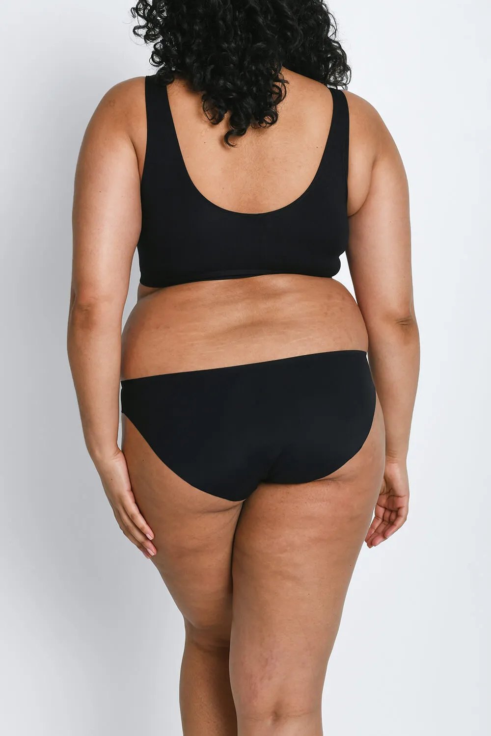 Seamless Bikini Knickers 3 Pack - Black