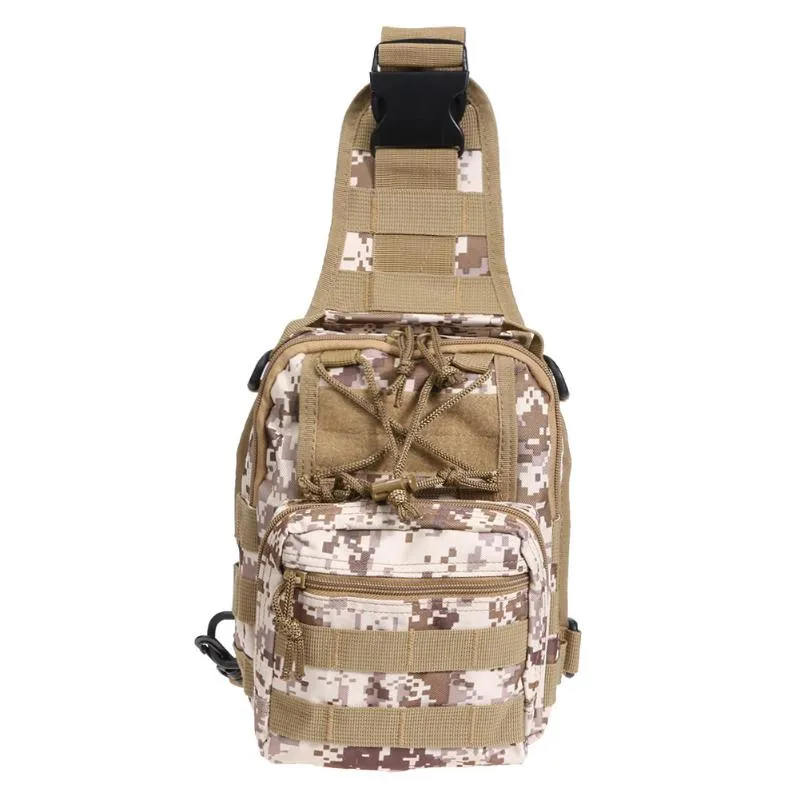 Sidiou Group Outdoor Military Tactical Bag Waterproof  Travel Sling Bag Shoulder Crossbody  Bag