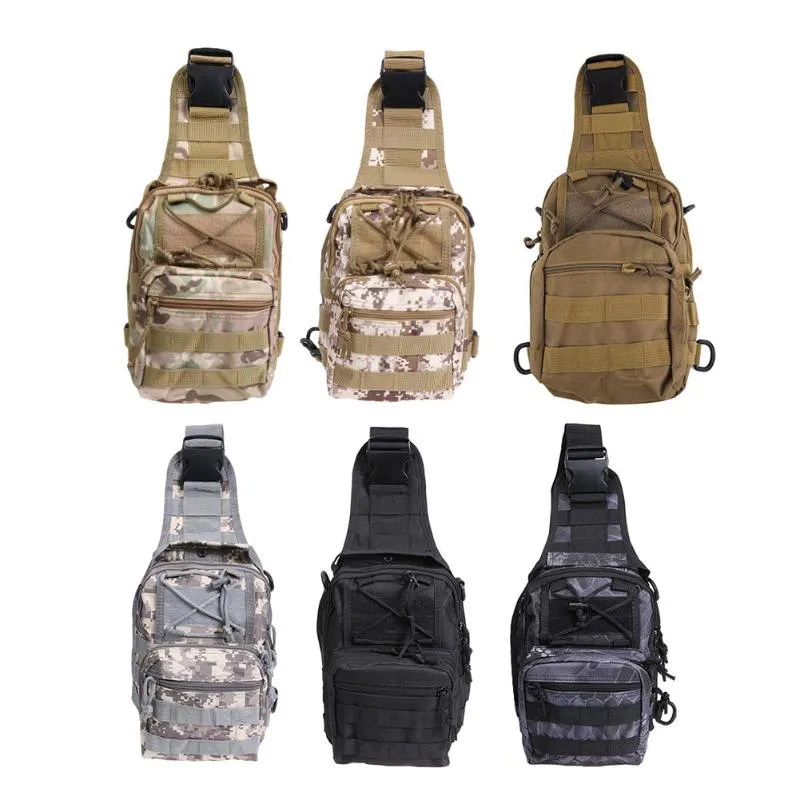 Sidiou Group Outdoor Military Tactical Bag Waterproof  Travel Sling Bag Shoulder Crossbody  Bag