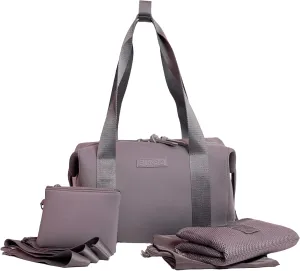 Small Diaper Bag Tote - 12 x 7 x 8 Inches Premium Neoprene Baby Diaper Bag with Portable Changing Pad & Pouch - Lightweight and Water-Resistant Diaper Bags