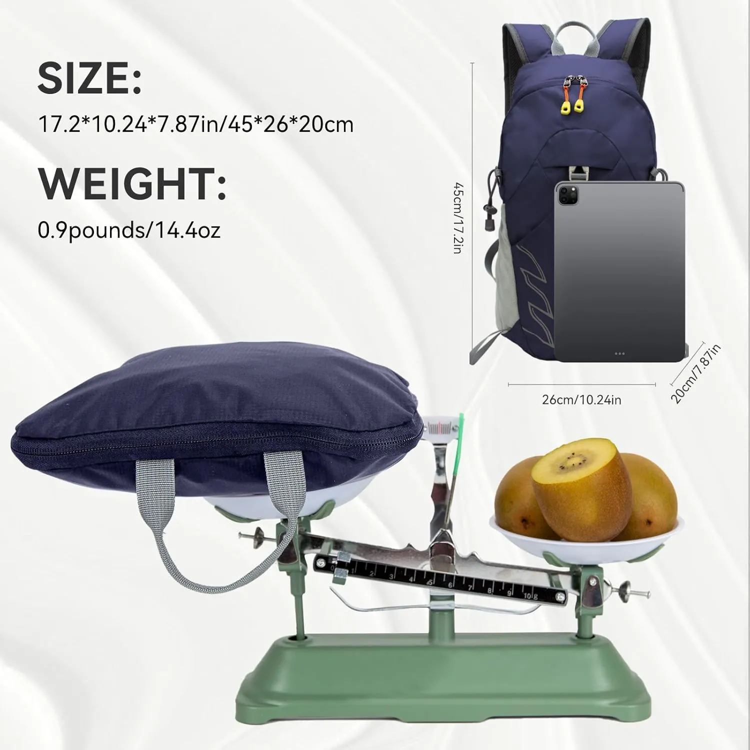 Small Lightweight Hiking Backpack20L Foldable Hiking Daypack Cycling Hydration Backpack Travel Camping Bag