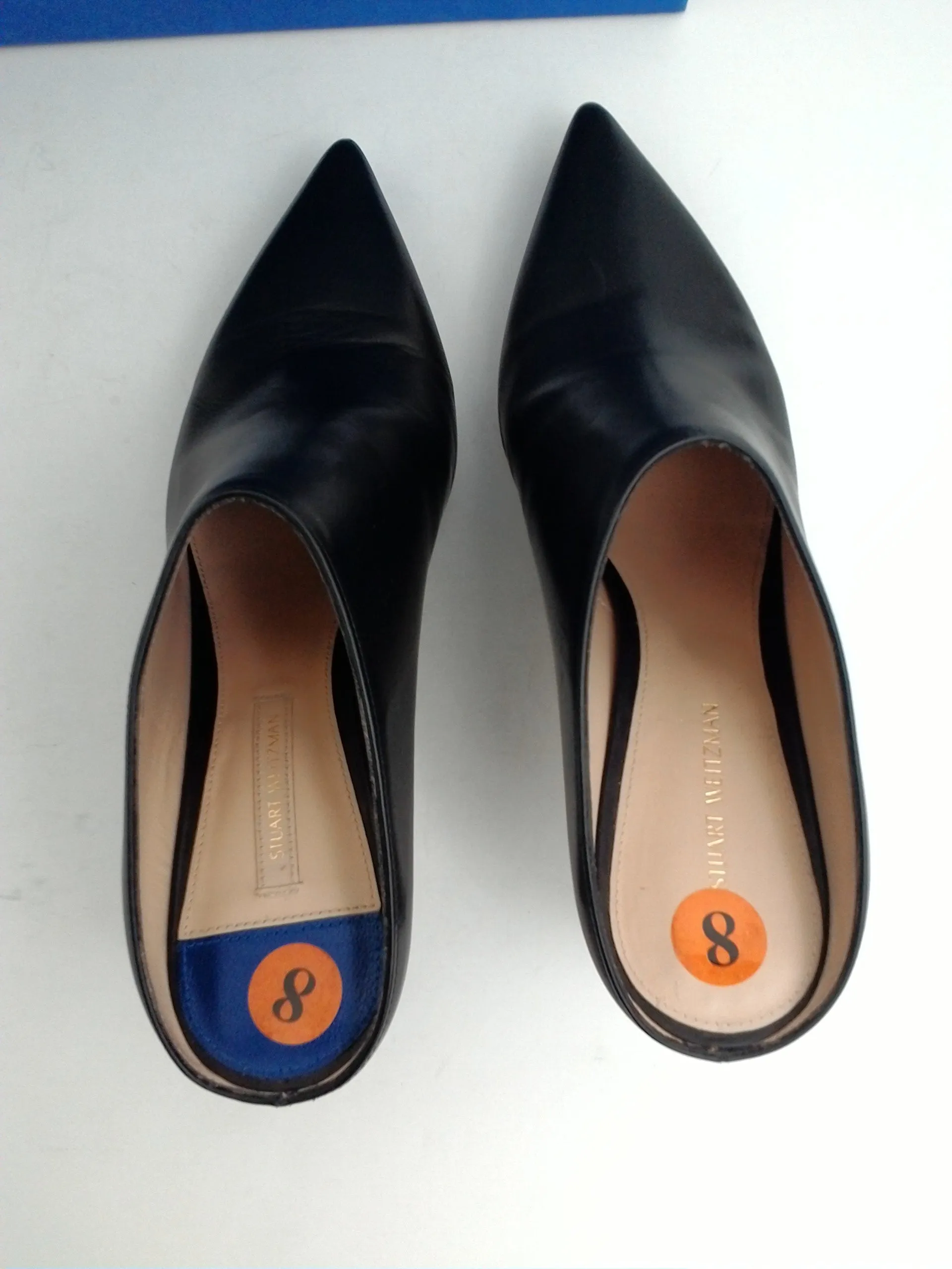 Stuart Weitzman Women's Mira Black Heel Size 8 M