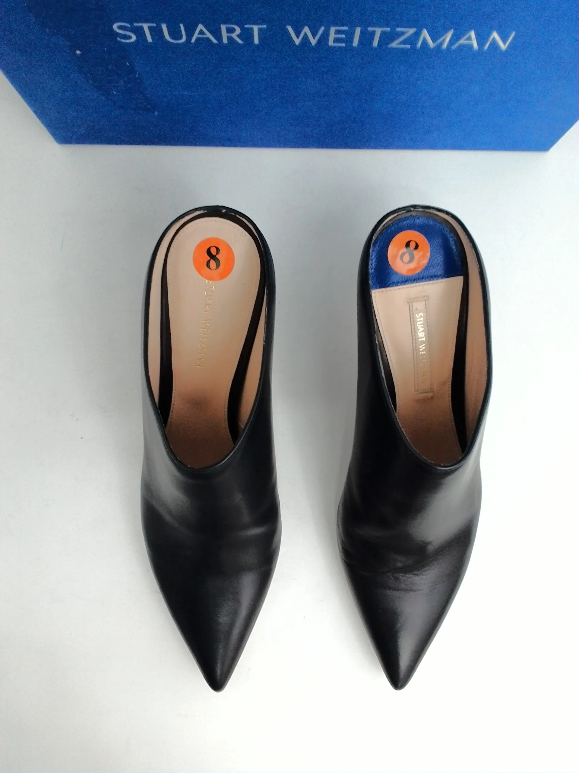Stuart Weitzman Women's Mira Black Heel Size 8 M