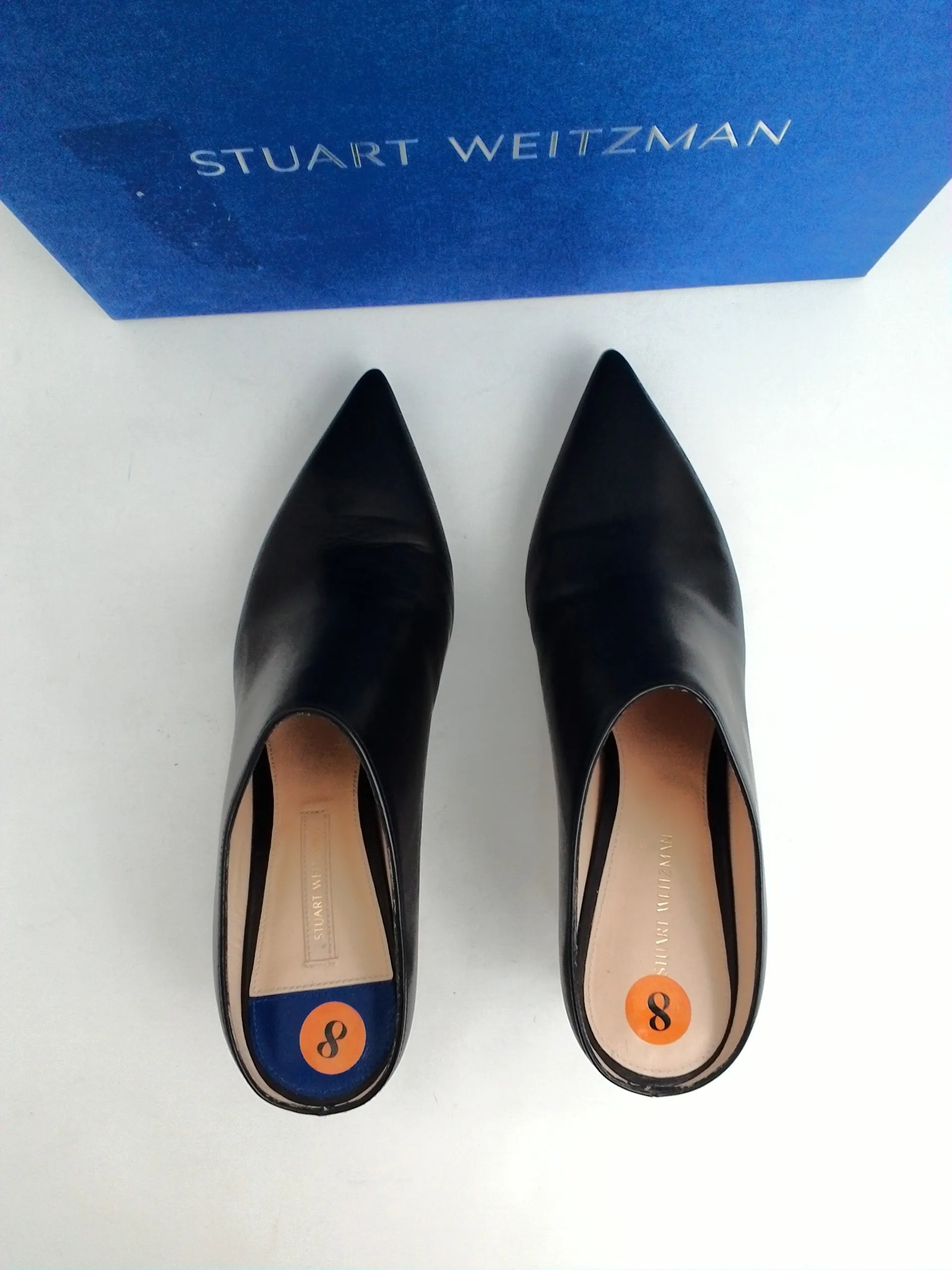 Stuart Weitzman Women's Mira Black Heel Size 8 M