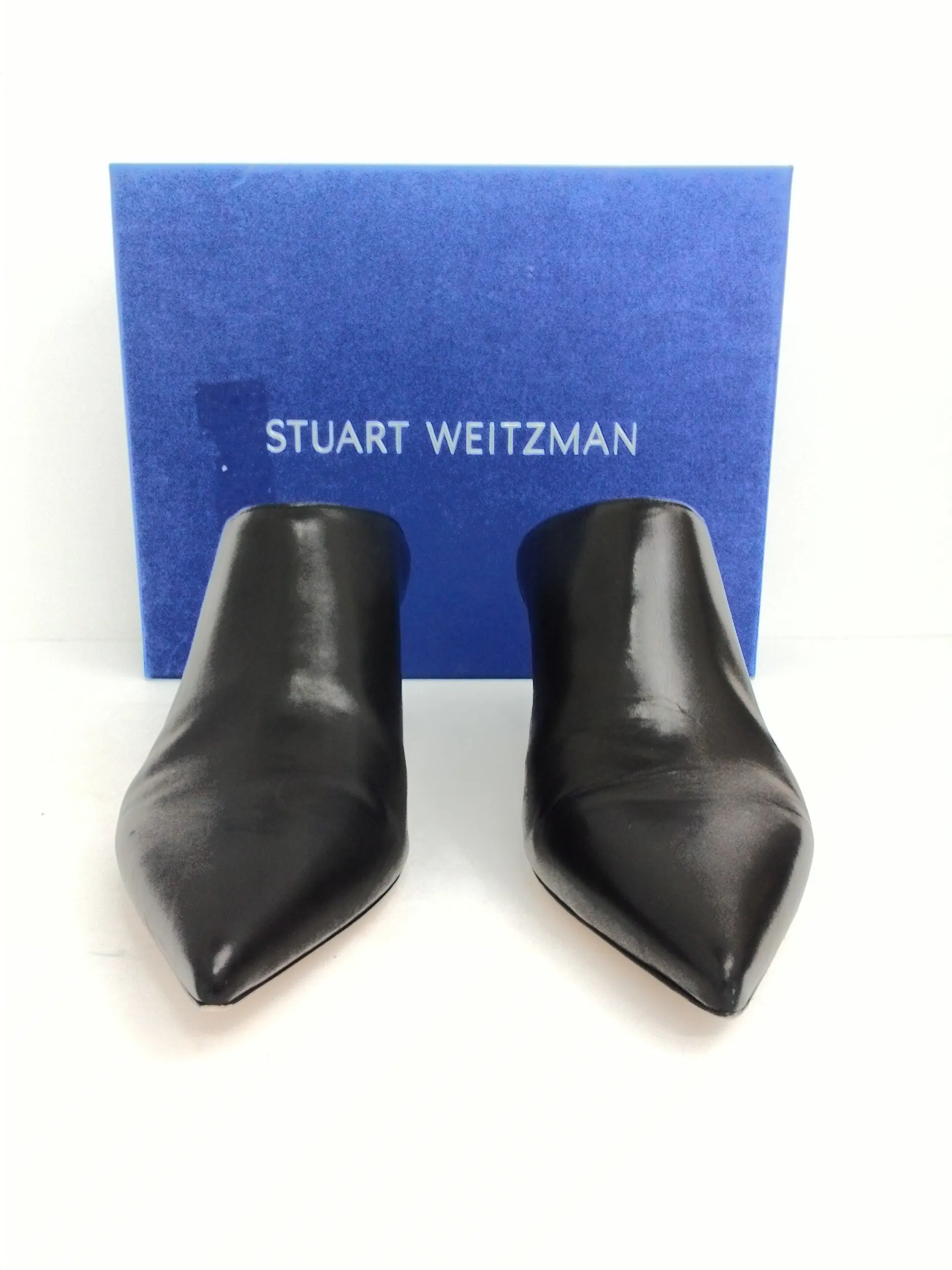 Stuart Weitzman Women's Mira Black Heel Size 8 M
