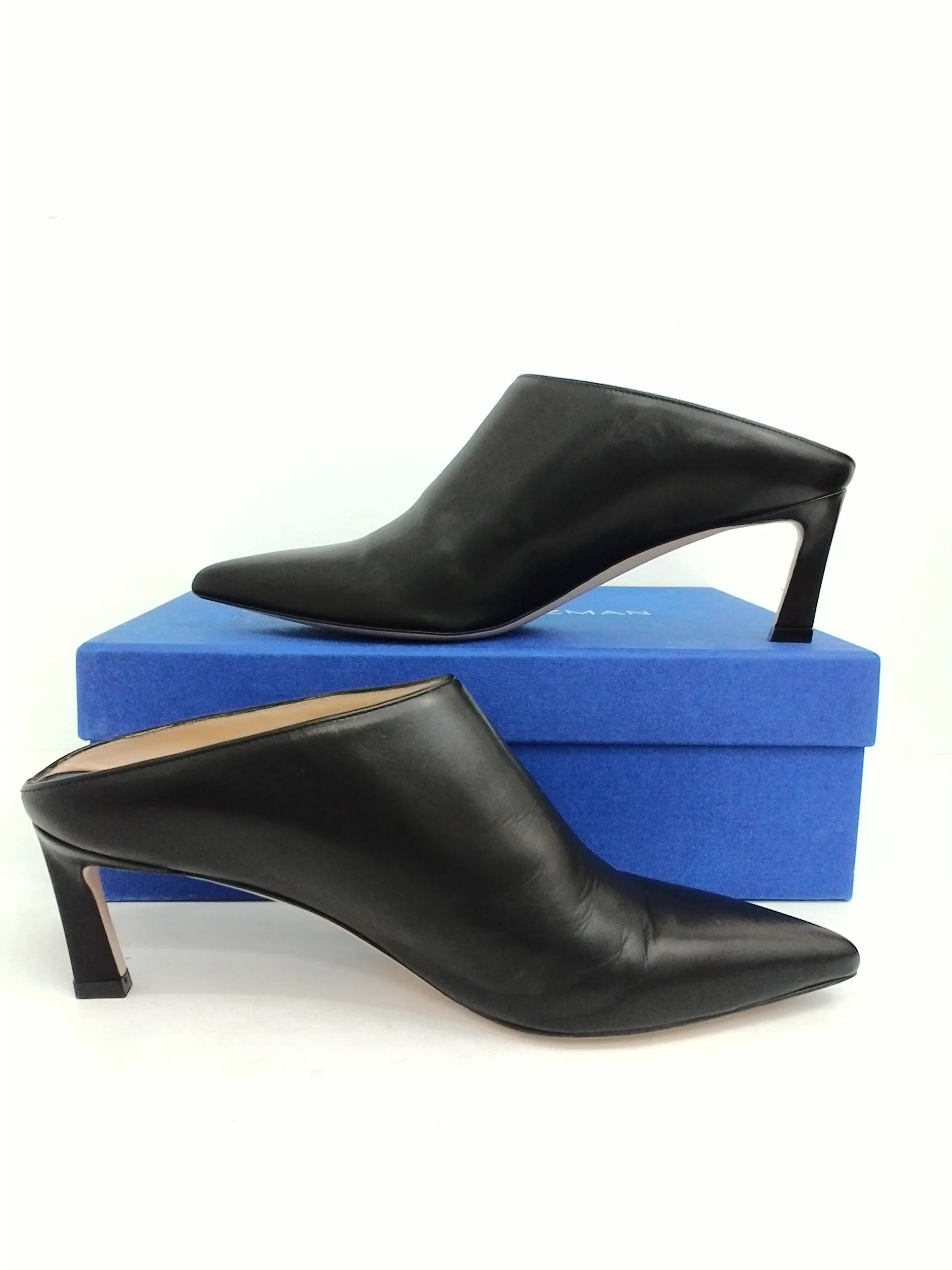 Stuart Weitzman Women's Mira Black Heel Size 8 M