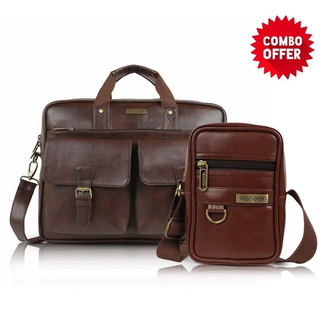 The Executive Laptop Messenger Bag Combo