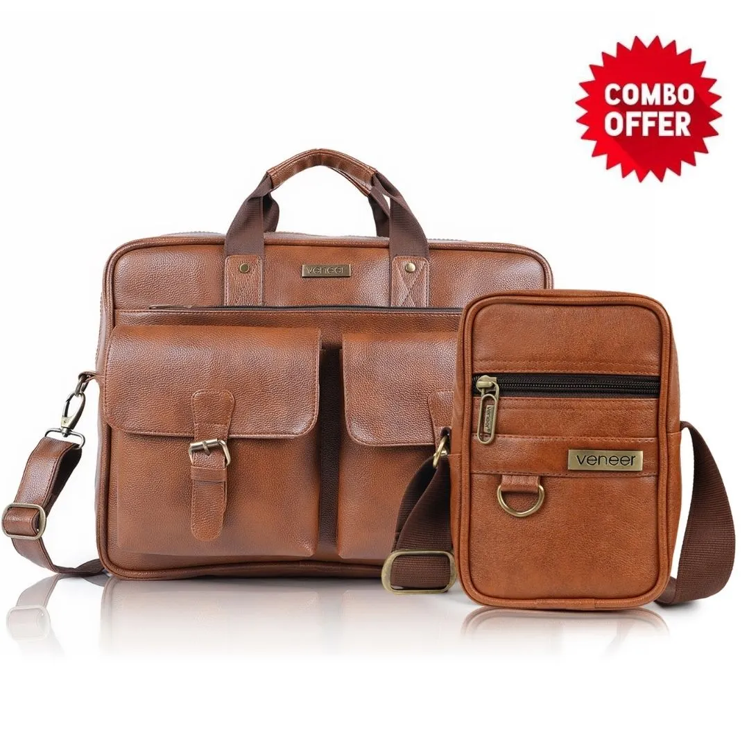 The Executive Laptop Messenger Bag Combo
