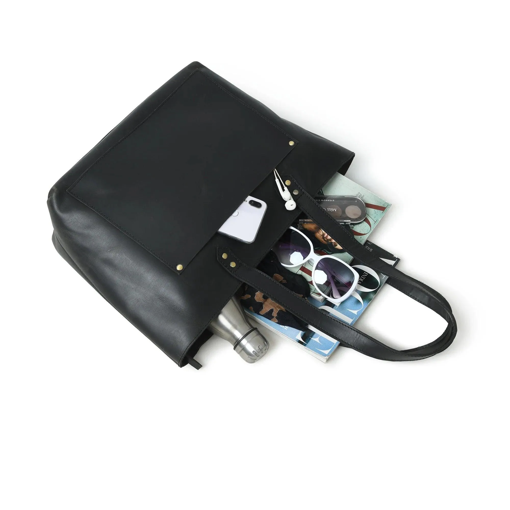 The Work - Genuine Leather Tote Bag