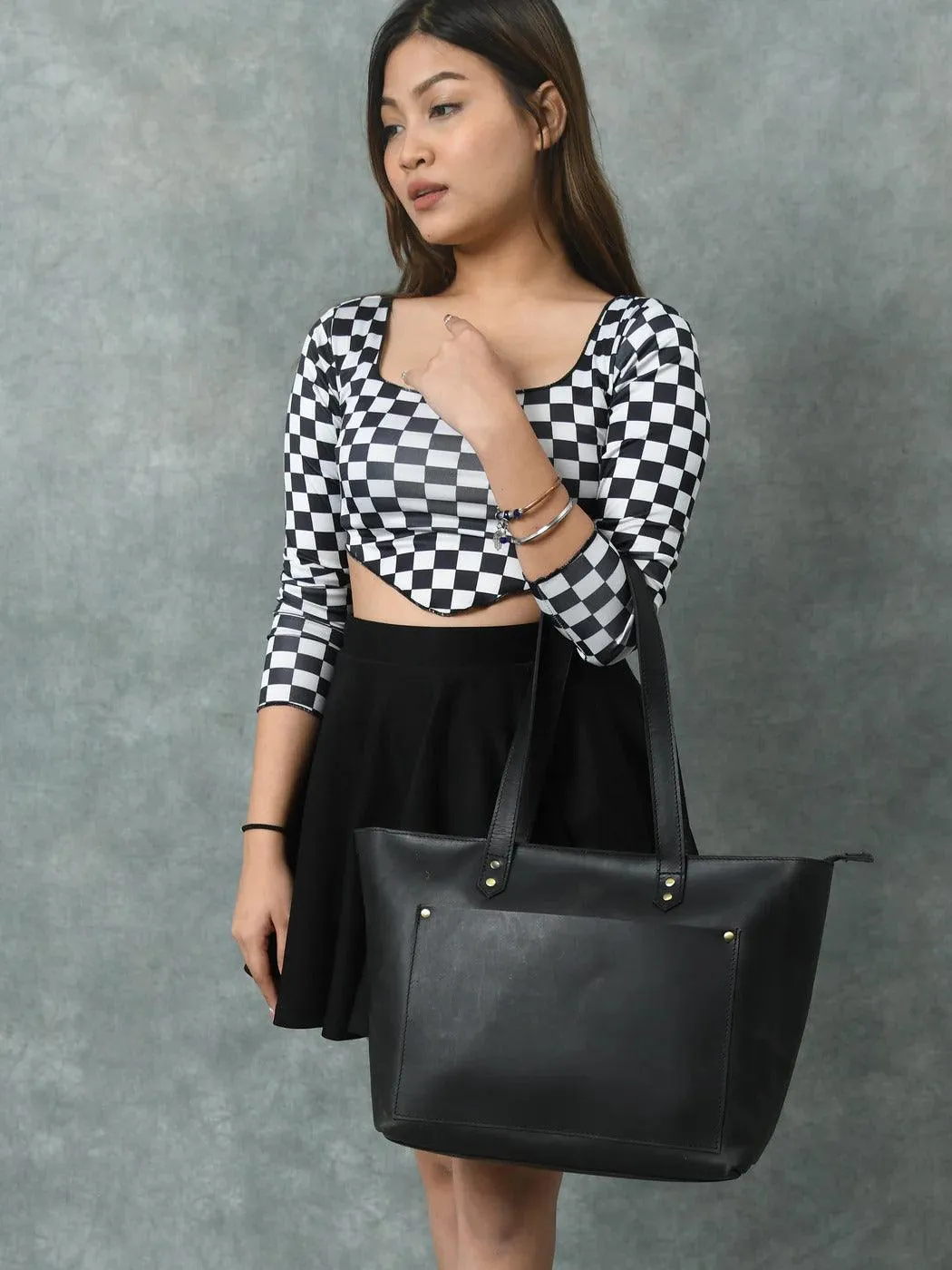 The Work - Genuine Leather Tote Bag