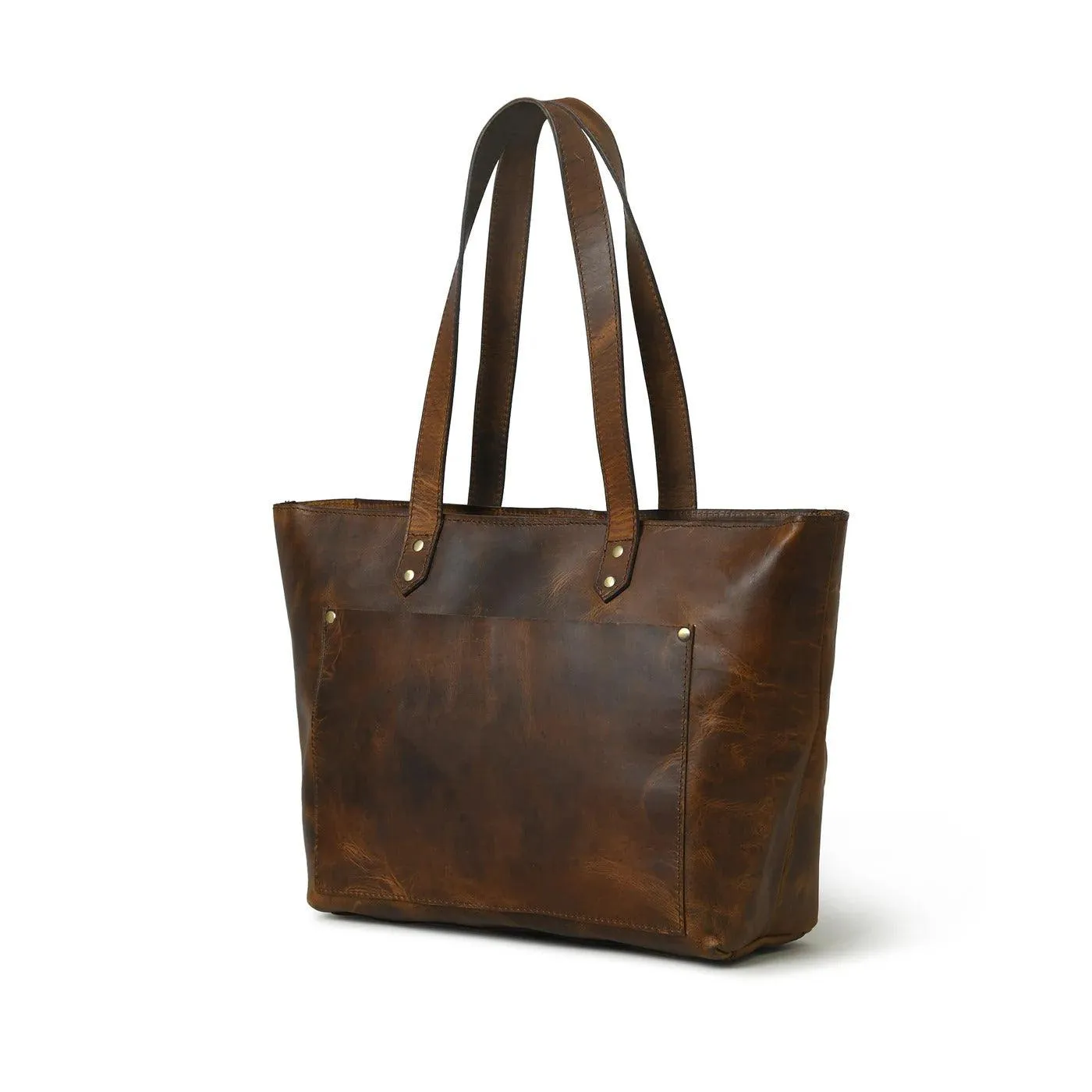 The Work - Genuine Leather Tote Bag