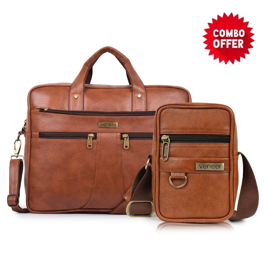 The Zenith Laptop Messenger Bag Combo
