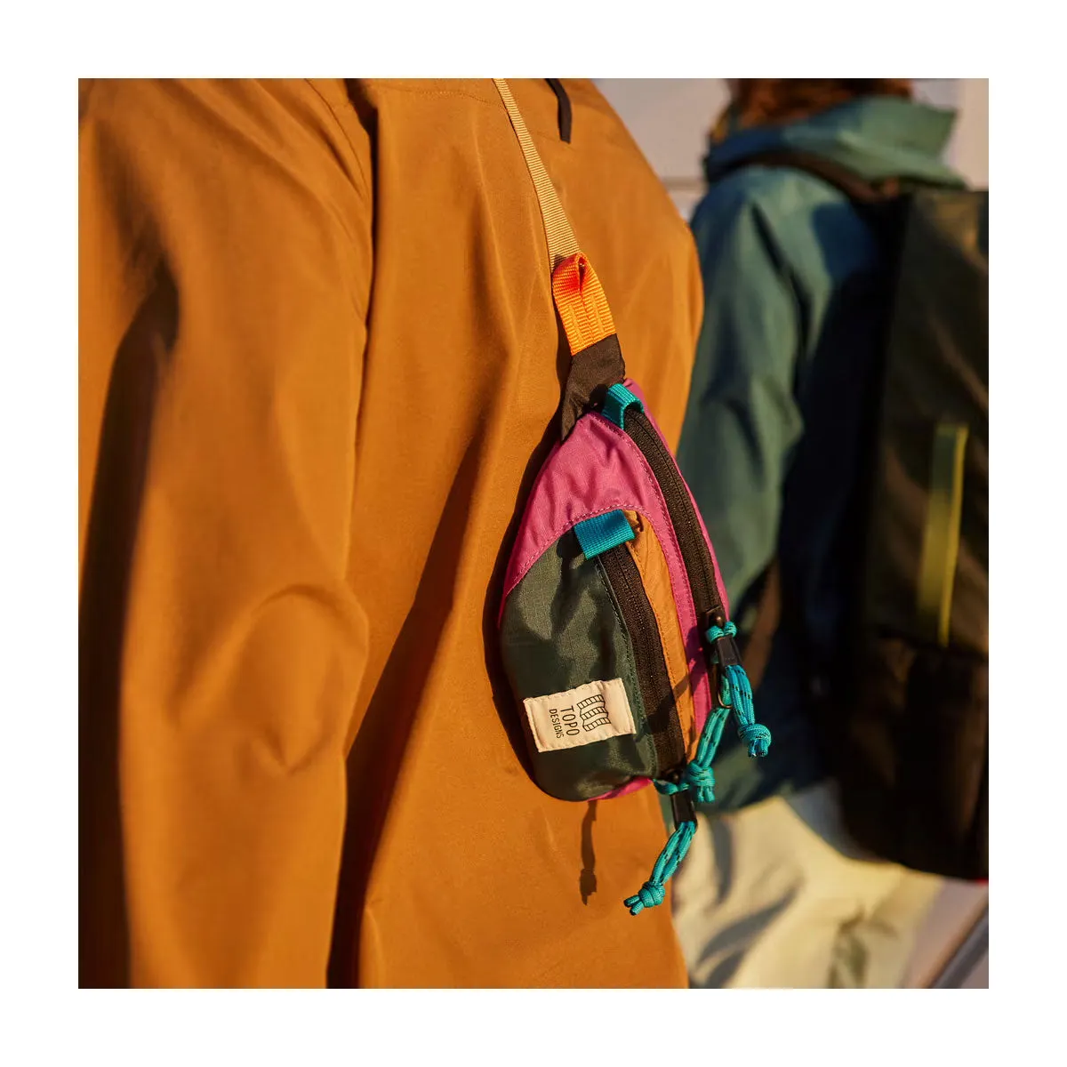 Topo Designs : Mountain Waist Pack : Geode Green/Sea Pine