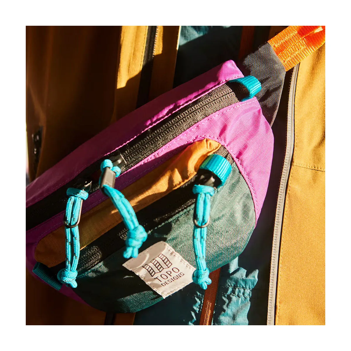 Topo Designs : Mountain Waist Pack : Geode Green/Sea Pine
