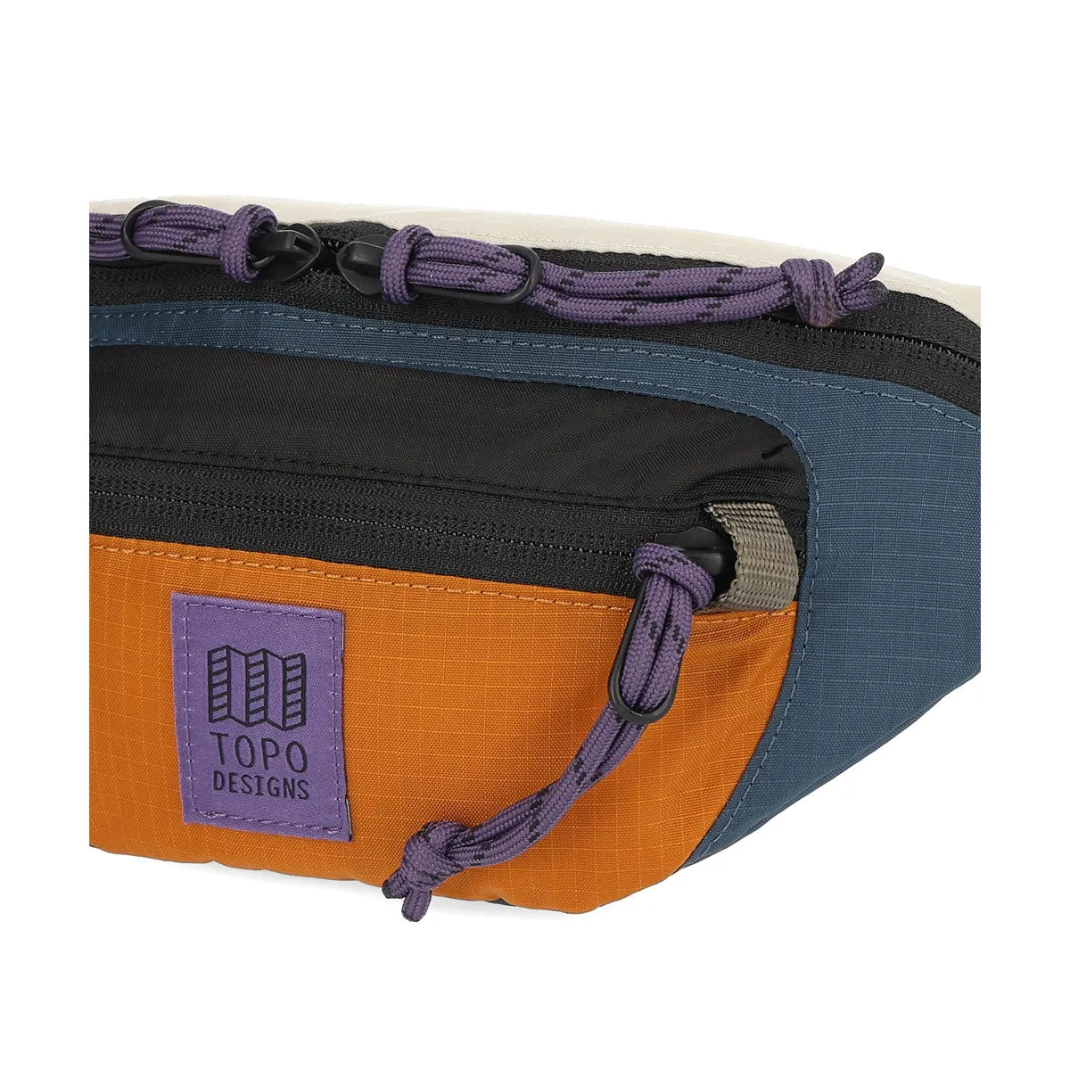 Topo Designs : Mountain Waist Pack : Pond Blue/Spice