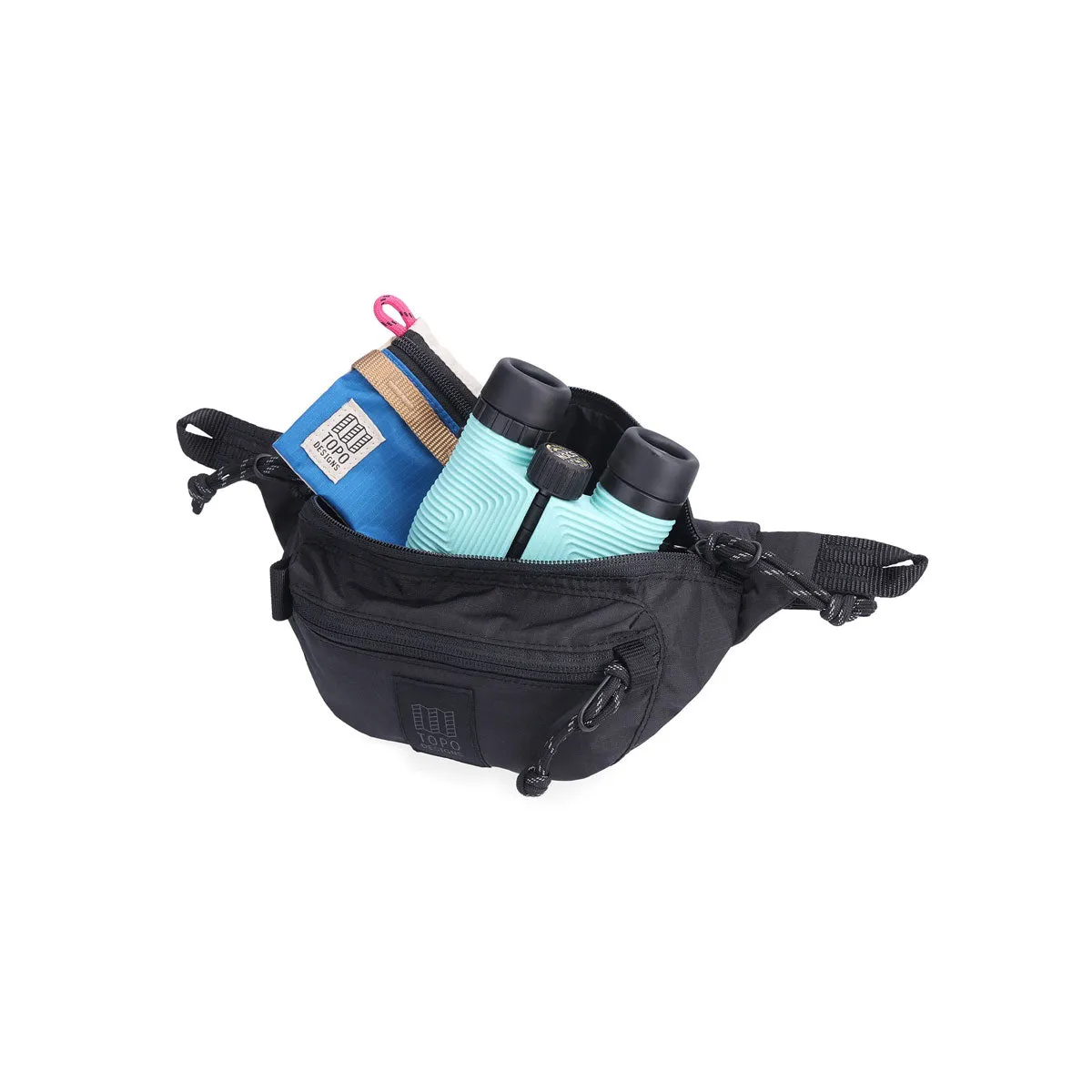 Topo Designs : Mountain Waist Pack : Pond Blue/Spice