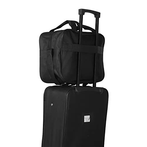 Travelers Club Euro 4-Piece Softside Luggage Set, Black