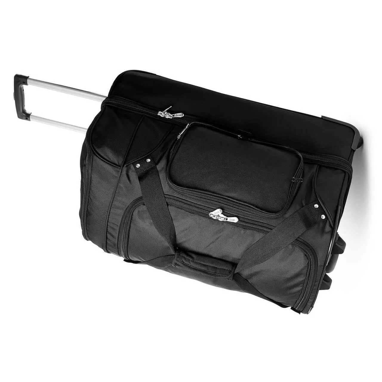 Vegas Golden Knights 27" Rolling Bottom Duffel in Black
