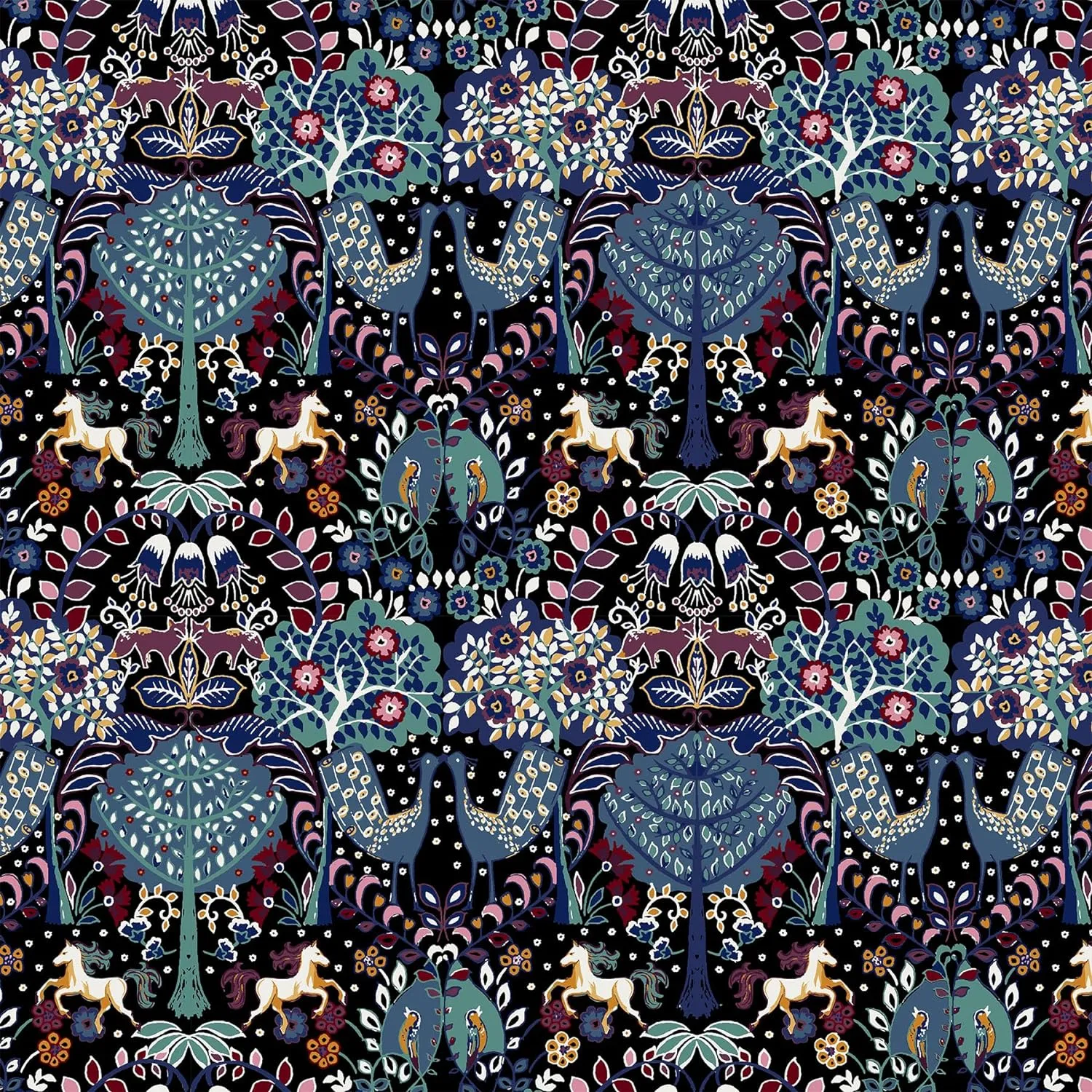 Vera Bradley Women's Cotton Riley Compact Wallet with RFID Protection