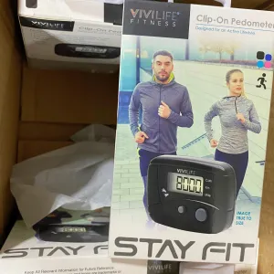 ViviLife Fitness Clip On Pedometer Designed for an Active Lifestyle (150 Pcs lot)