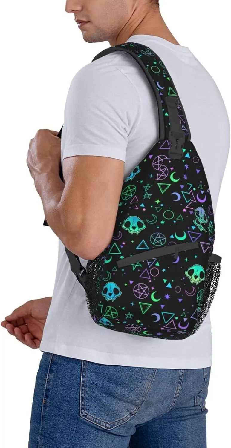 VOOHDDY Sling Bag For Women Men Travel Hiking Backpack Crossbody Shoulder Chest Bags Casual Daypack Sport