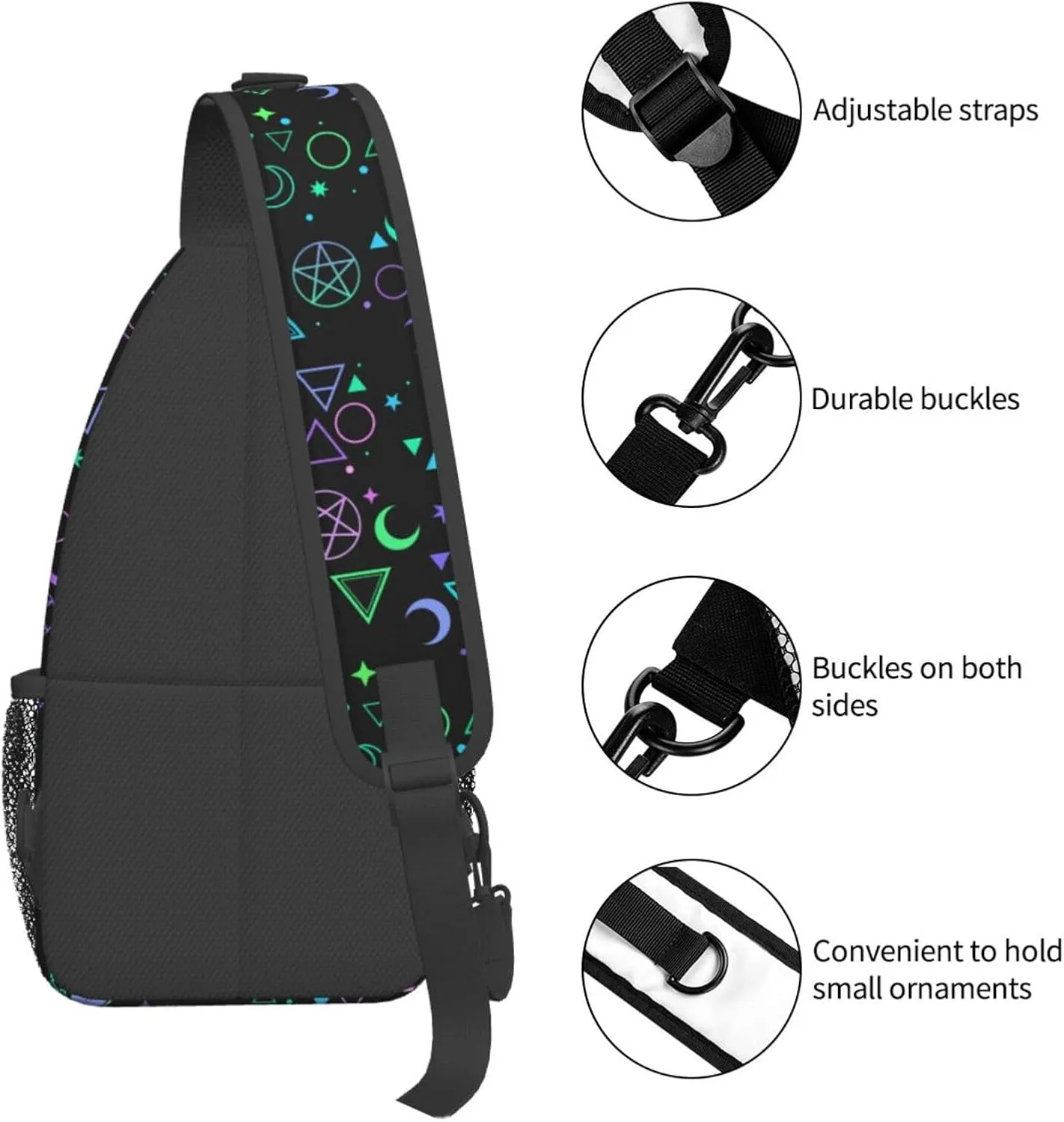 VOOHDDY Sling Bag For Women Men Travel Hiking Backpack Crossbody Shoulder Chest Bags Casual Daypack Sport