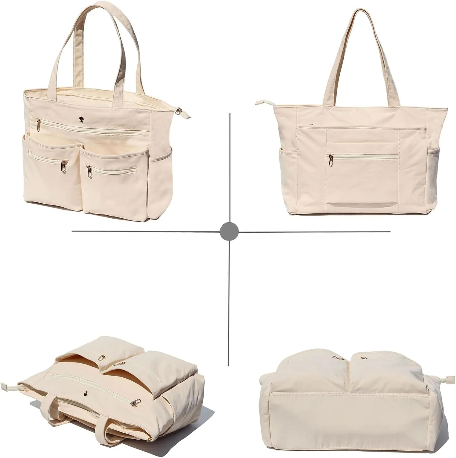 Weekender Bag Carry On Bag Overnight Tote Travel Duffle with 13 Pockets for Travel,WorkGym,Beach,Teacher,Nurse