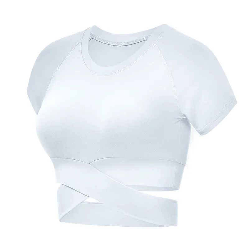 Yune Sports Fitness Top Short Sleeve Women