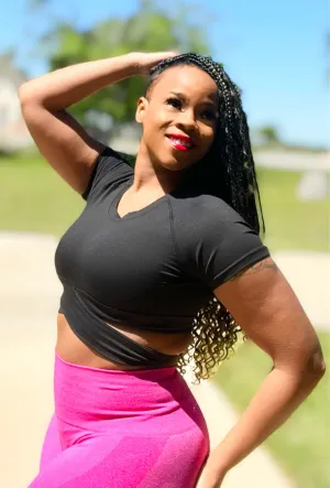 Yune Sports Fitness Top Short Sleeve Women