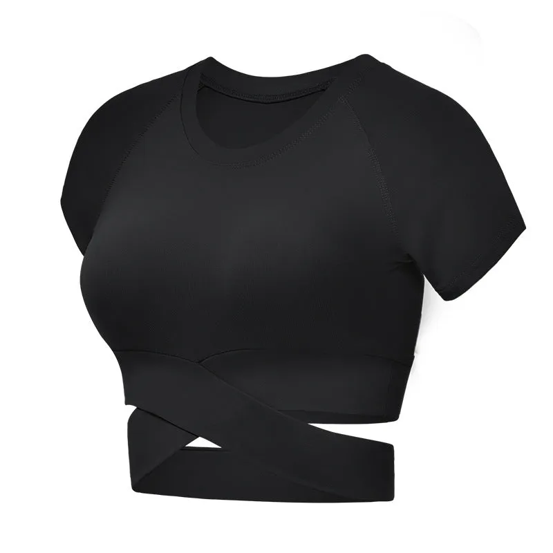 Yune Sports Fitness Top Short Sleeve Women