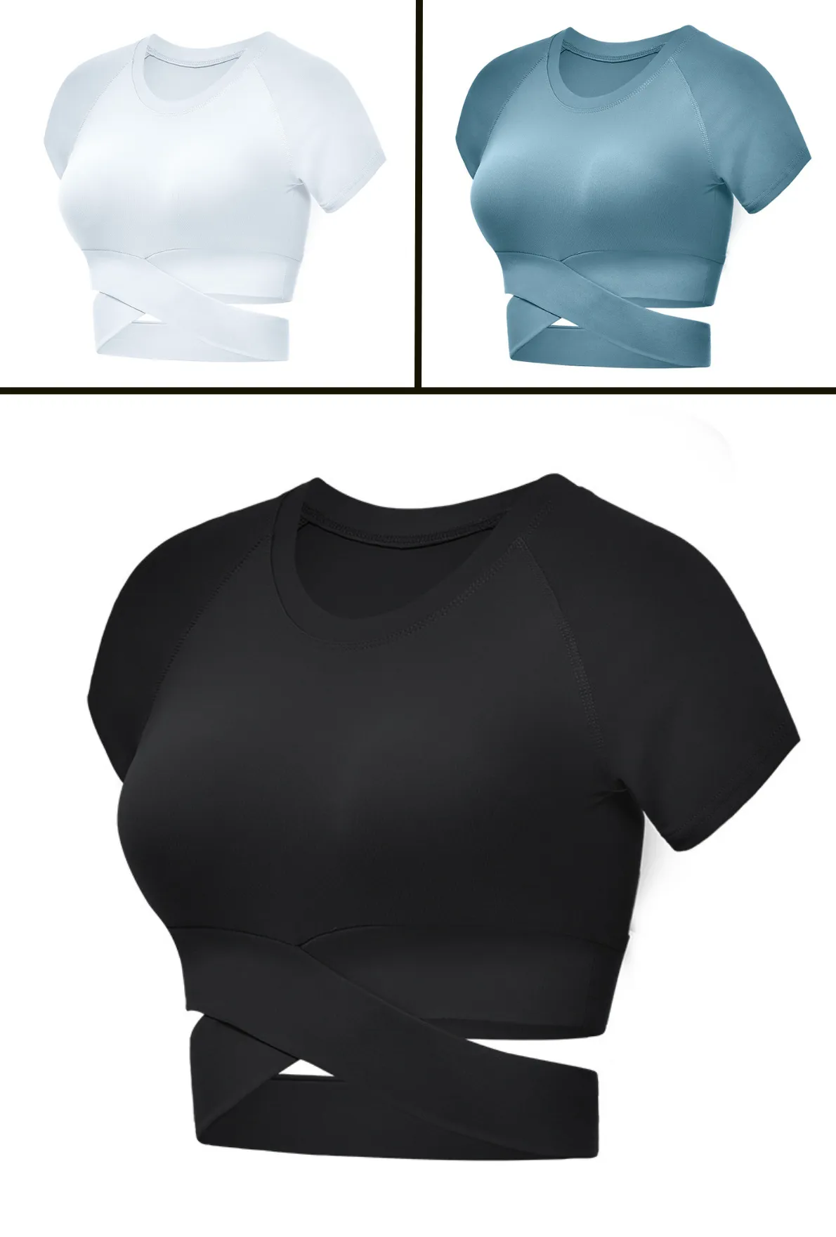 Yune Sports Fitness Top Short Sleeve Women