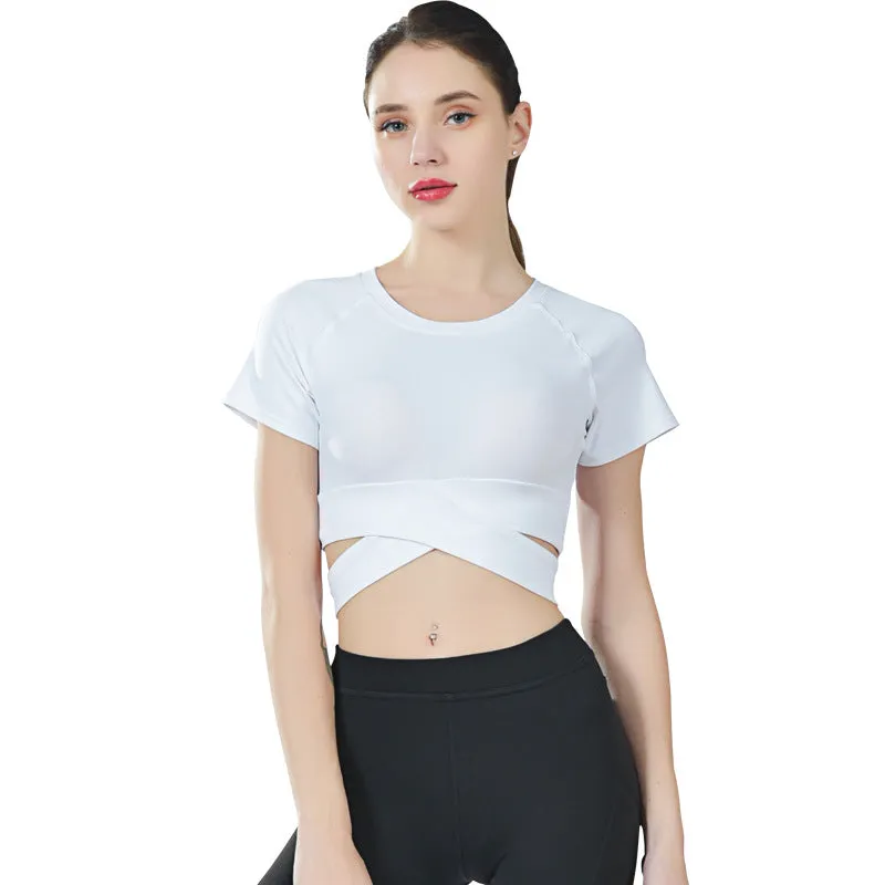 Yune Sports Fitness Top Short Sleeve Women